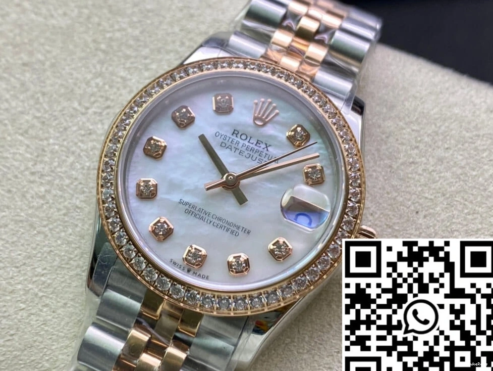 Factory EW Dial M278381RBR-0026 Rolex 31MM Datejust Diamond 0215